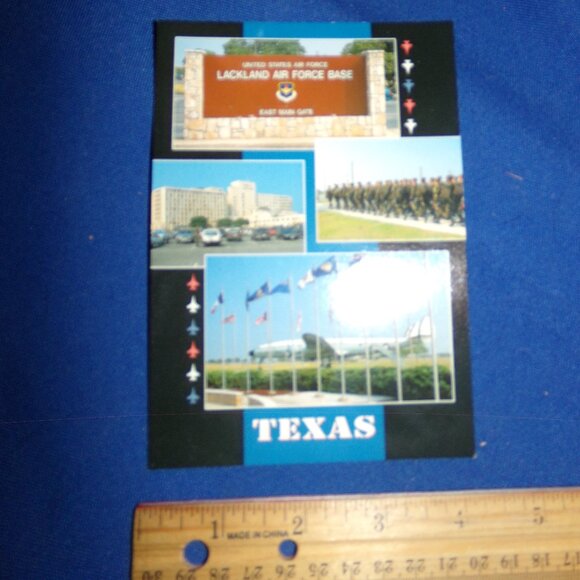 Vintage Lackland Air Force Base Postcard - San Antonio Texas - Picture 4 of 5